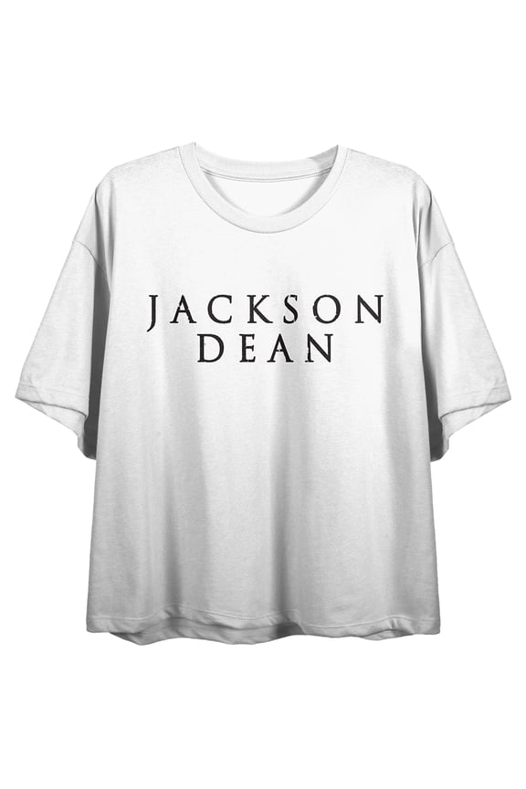 Jackson Dean Blue Skies Ahead Women's White Crew Neck Short Sleeve - Large