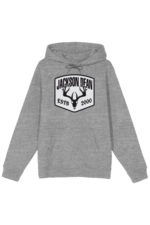 Jackson Dean Singer Songwriter Est. 2000 Men's Heather Gray Graphic Hoodie - Medium