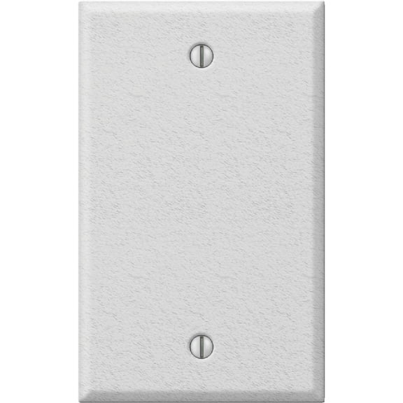 Jackson-Deerfield Mfg. 8WK100 Pro-White Steel Wrinkle Wall Plate