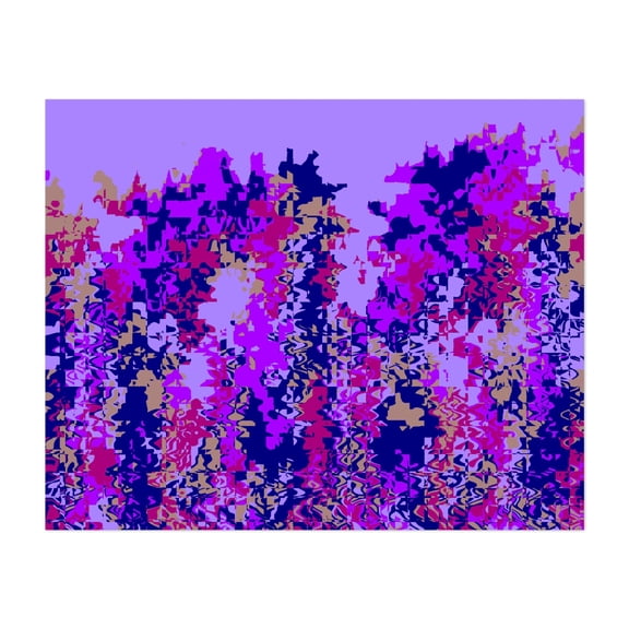 Jackson - Digital Art Abstract Modern Art Geometric Psychedelic Pattern Surrealism Unframed Wall Art Print 36 x 48 inches