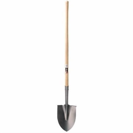 Jackson Eagle Long-Handle Round Point Shovel, No. 2 Blade, 46" Handle, Steel/Ash