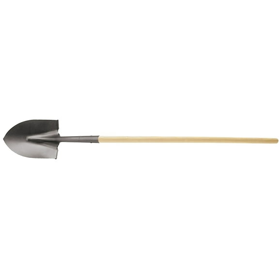 Jackson Eagle Long-Handle Round Point Shovel, No. 2 Blade, 46" Handle, Steel/Ash