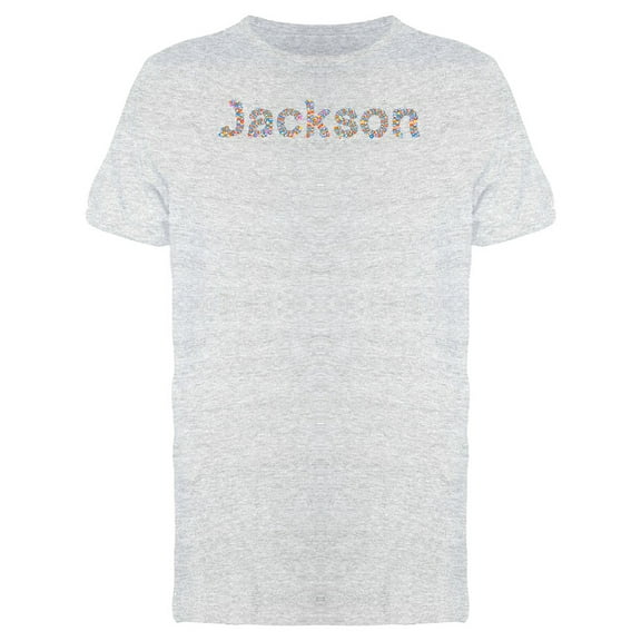 Jackson Flower Name T-Shirt Men -Image by Shutterstock, Male XX-Large