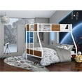 thumbnail image 1 of Jackson Full & Twin Size Bunk Bed - Powder Coating White, 1 of 1