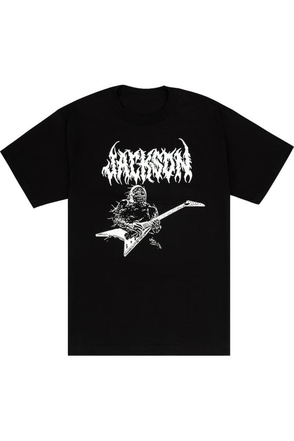 Jackson Guitars Skeletone Tee, T-Shirt, Black, L, LARGE