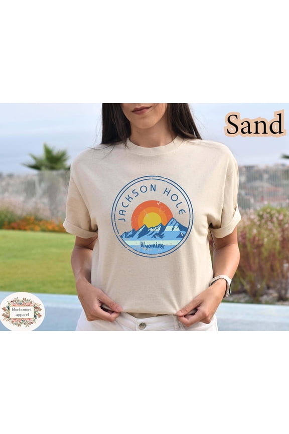 Jackson Hole Shirt, Jackson Hole Wyoming Souvenir T-Shirt, Grand Teton Shirt, National Park Tee, Hiking Shirt, Outdoor Adventure Shirt All Size S-5Xl