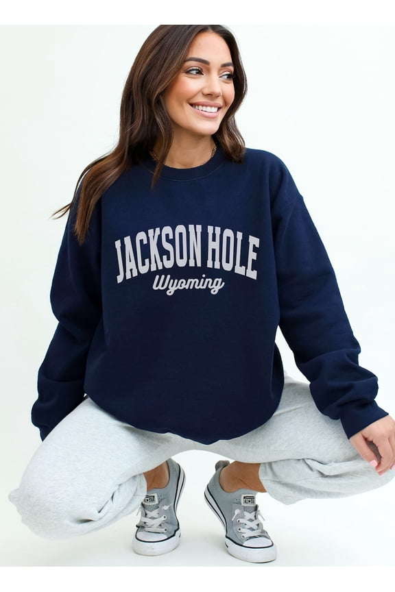 Jackson Hole Sweatshirt, Jackson Hole Wyoming Crewneck, Winter Vacation Sweatshirt, Oversized Trendy Sweatshirt, Winter Bachelorette Sweater Tshirt All Size S-5XL