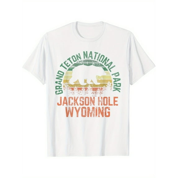 Jackson Hole Wyoming Bear Vintage T-Shirt