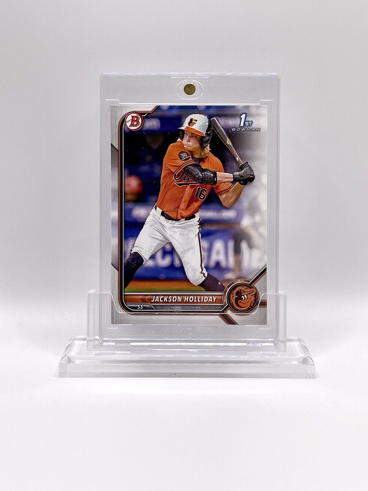 Jackson Holliday 2022 Bowman Draft Original Rookie Card RC #BD-168 
