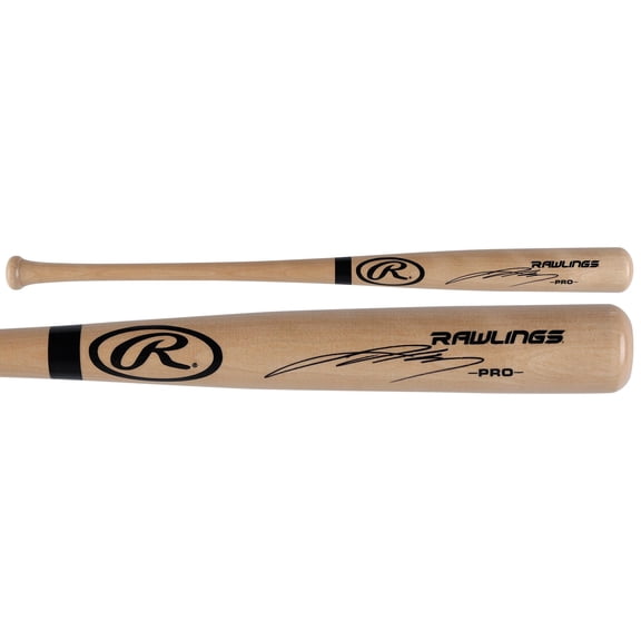 Jackson Holliday Baltimore Orioles Autographed Blonde Rawlings Pro Model Bat - Fanatics Authentic Certified