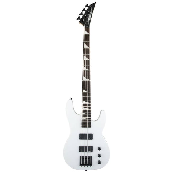 Jackson JS Series Concert Bass JS2 4-String Bass Guitar with Amaranth Fingerboard (Right-Handed, Snow White)