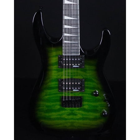 Jackson JS Series Dinky Arch Top Electric Guitar, Transparent Green Burst