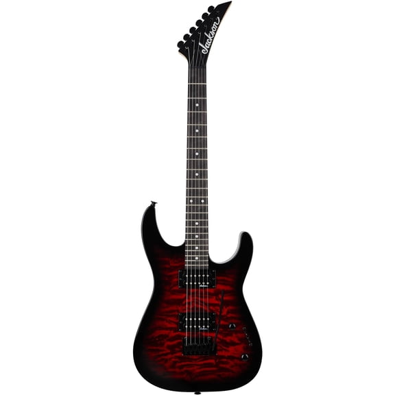 Jackson JS Series Dinky JS11Q Electric Guitar - Transparent Red