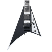 Jackson JS Series Rhoads JS32 6-String Right-Handed Electric Guitar with Poplar Body, Maple Neck, and Amaranth Fingerboard Black with White Bevels