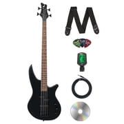 Jackson JS Series Spectra Bass JS2 Electric Bass Guitar - Satin Black w/ Tuner