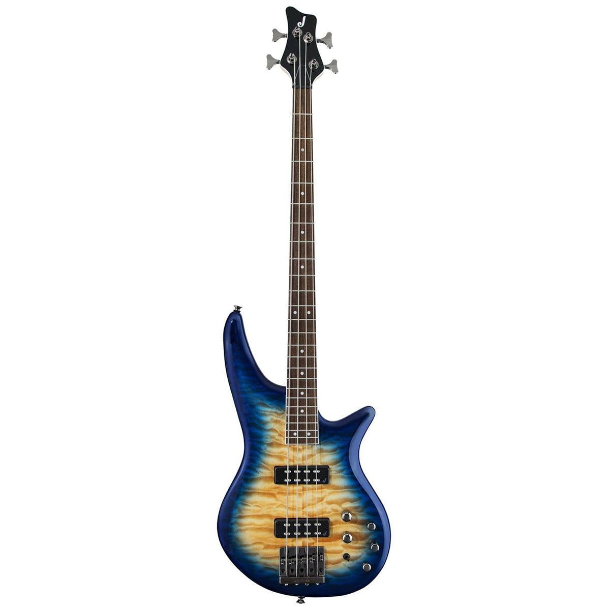 Jackson JS Series Spectra JS3Q Bass Guitar (Amber Blue Burst)