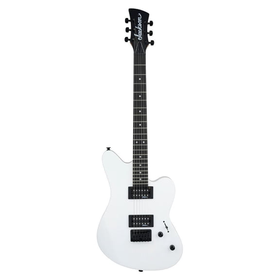 Jackson JS Series Surfcaster JS22 HT 6-String Right-Handed Electric Guitar with Poplar Body, Bolt-On Maple Neck, and Amaranth Fingerboard (Snow White)