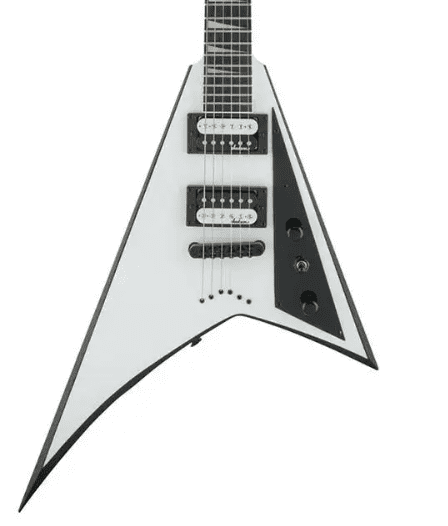 Jackson JS32T Rhoads Electric Guitar (White with Black Bevels)