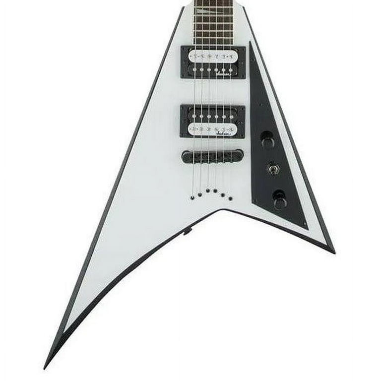 Jackson JS32T Rhoads Electric Guitar White with Black Bevels