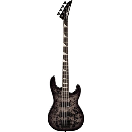 Jackson Jackson JS Series Concert Bass CB JS3P Bass Guitar, Amaranth Fingerboard, Transparent Black