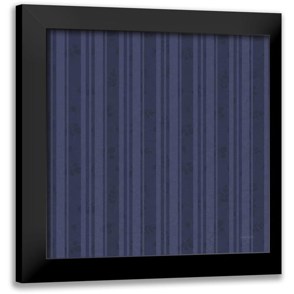 Jackson, Jenaya 12x12 Black Modern Framed Museum Art Print Titled - Blooming Delight Pattern IIB