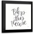 thumbnail image 1 of Jackson, Jenaya 12x12 Black Modern Framed Museum Art Print Titled - Home Sweet Home IV BW, 1 of 5
