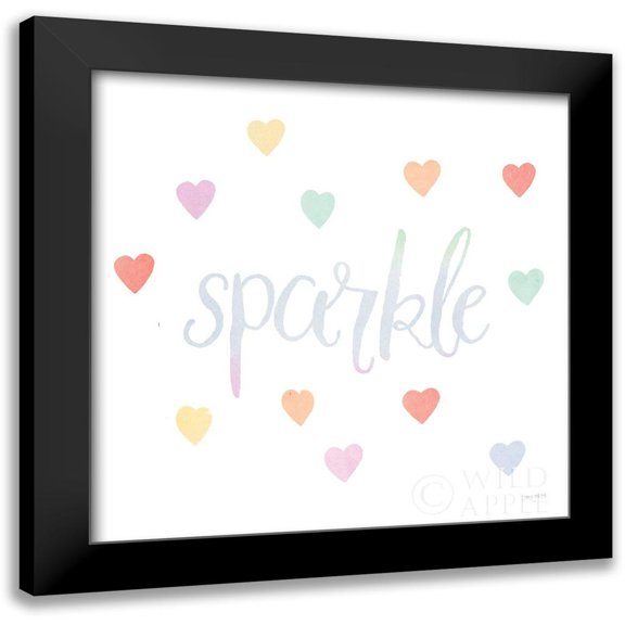 Jackson, Jenaya 12x12 Black Modern Framed Museum Art Print Titled - Lets Chase Rainbows XI