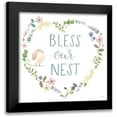thumbnail image 1 of Jackson, Jenaya 12x12 Black Modern Framed Museum Art Print Titled - Spring Sentiments VII on White, 1 of 5