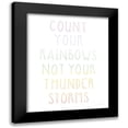 thumbnail image 1 of Jackson, Jenaya 12x14 Black Modern Framed Museum Art Print Titled - Lets Chase Rainbows VII, 1 of 5