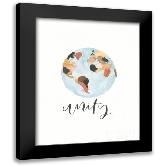 Jackson, Jenaya 12x14 Black Modern Framed Museum Art Print Titled - Unity