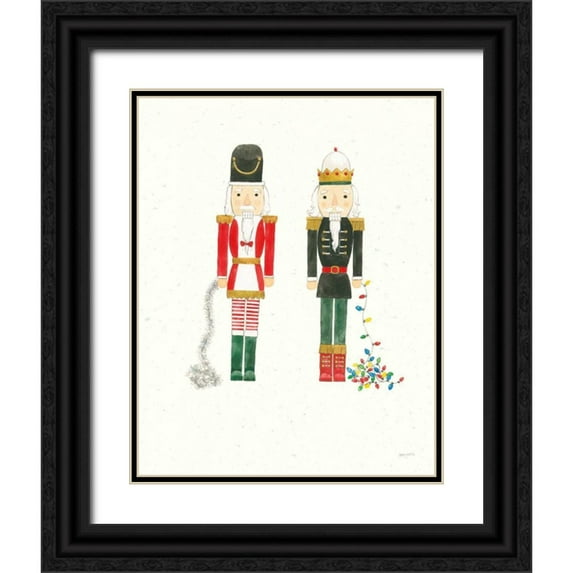 Jackson, Jenaya 12x14 Black Ornate Wood Framed with Double Matting Museum Art Print Titled - Seasons Greetings V