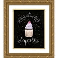 thumbnail image 1 of Jackson, Jenaya 12x14 Gold Ornate Wood Framed with Double Matting Museum Art Print Titled - Sweet Life I Dark, 1 of 4