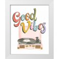 thumbnail image 1 of Jackson, Jenaya 12x14 White Modern Wood Framed Museum Art Print Titled - Retro Vibes II, 1 of 4