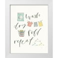 thumbnail image 1 of Jackson, Jenaya 12x14 White Modern Wood Framed Museum Art Print Titled - Wash Dry Fold Repeat V, 1 of 4