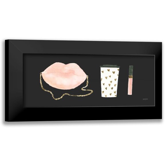 Jackson, Jenaya 14x8 Black Modern Framed Museum Art Print Titled - Boss Ladies IX Black