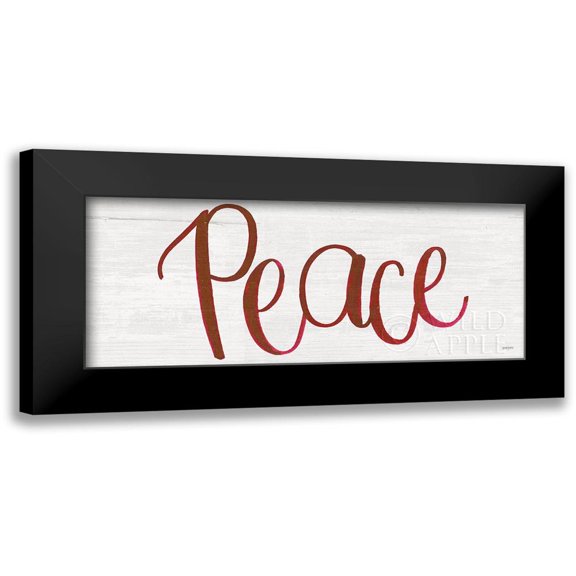 Jackson, Jenaya 14x8 Black Modern Framed Museum Art Print Titled - Peace