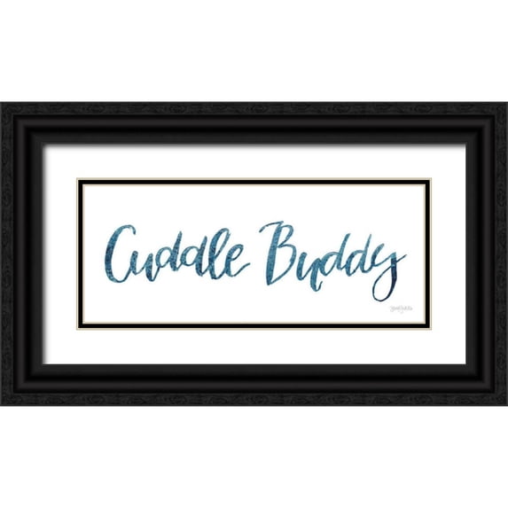 Jackson, Jenaya 14x8 Black Ornate Wood Framed with Double Matting Museum Art Print Titled - Sweet Baby Boy VI