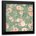 thumbnail image 1 of Jackson, Jenaya 15x15 Black Modern Framed Museum Art Print Titled - Blooming Delight Pattern ID, 1 of 5