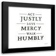 thumbnail image 1 of Jackson, Jenaya 15x15 Black Modern Framed Museum Art Print Titled - Scripture for Life I No Flowers, 1 of 5