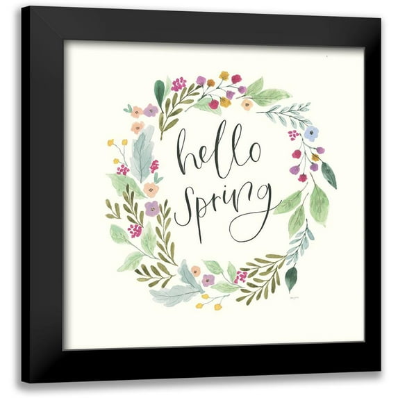 Jackson, Jenaya 15x15 Black Modern Framed Museum Art Print Titled - Spring Is Here III