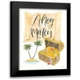 thumbnail image 1 of Jackson, Jenaya 15x18 Black Modern Framed Museum Art Print Titled - Pirates I on White, 1 of 5