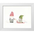 thumbnail image 1 of Jackson, Jenaya 18x15 White Modern Wood Framed Museum Art Print Titled - Winter Gnomes III Bright, 1 of 4