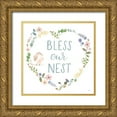 thumbnail image 1 of Jackson, Jenaya 20x20 Gold Ornate Wood Framed with Double Matting Museum Art Print Titled - Spring Sentiments VII on White, 1 of 4