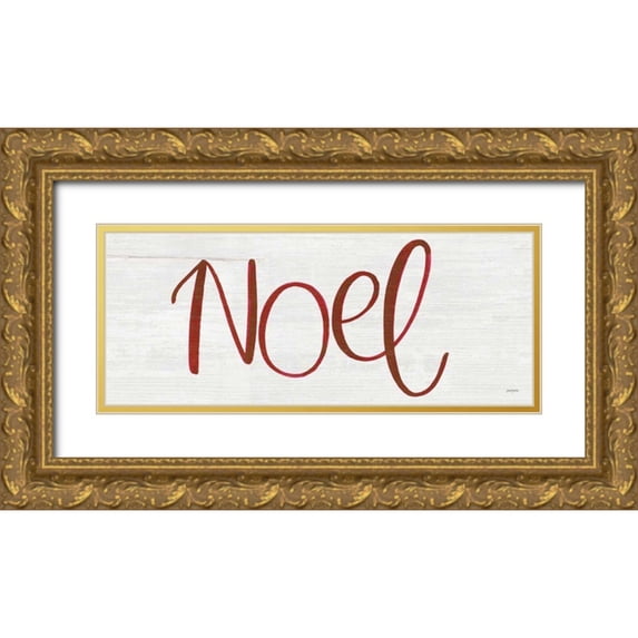 Jackson, Jenaya 24x12 Gold Ornate Wood Framed with Double Matting Museum Art Print Titled - Noel