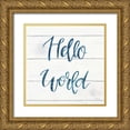 thumbnail image 1 of Jackson, Jenaya 26x26 Gold Ornate Wood Framed with Double Matting Museum Art Print Titled - Sweet Baby Boy I White Wood Sq, 1 of 4