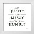 thumbnail image 1 of Jackson, Jenaya 26x26 White Modern Wood Framed Museum Art Print Titled - Scripture for Life I No Flowers, 1 of 4