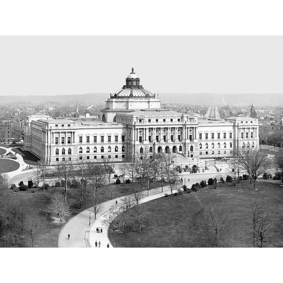 Jackson Library Congress Jefferson Building Washington Photo Extra Large XL Wall Art Poster Print