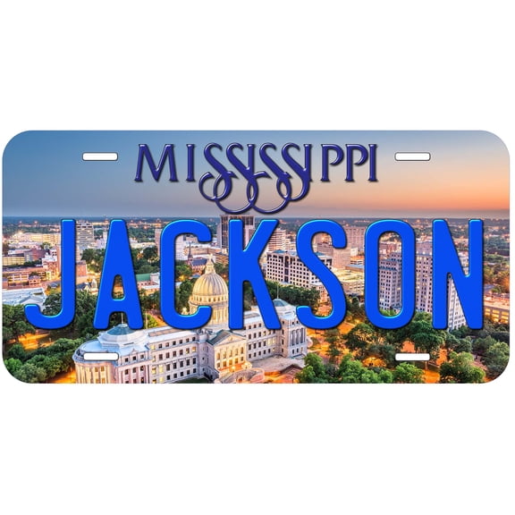 Jackson MS TAG01 Novelty Car Auto License Plate