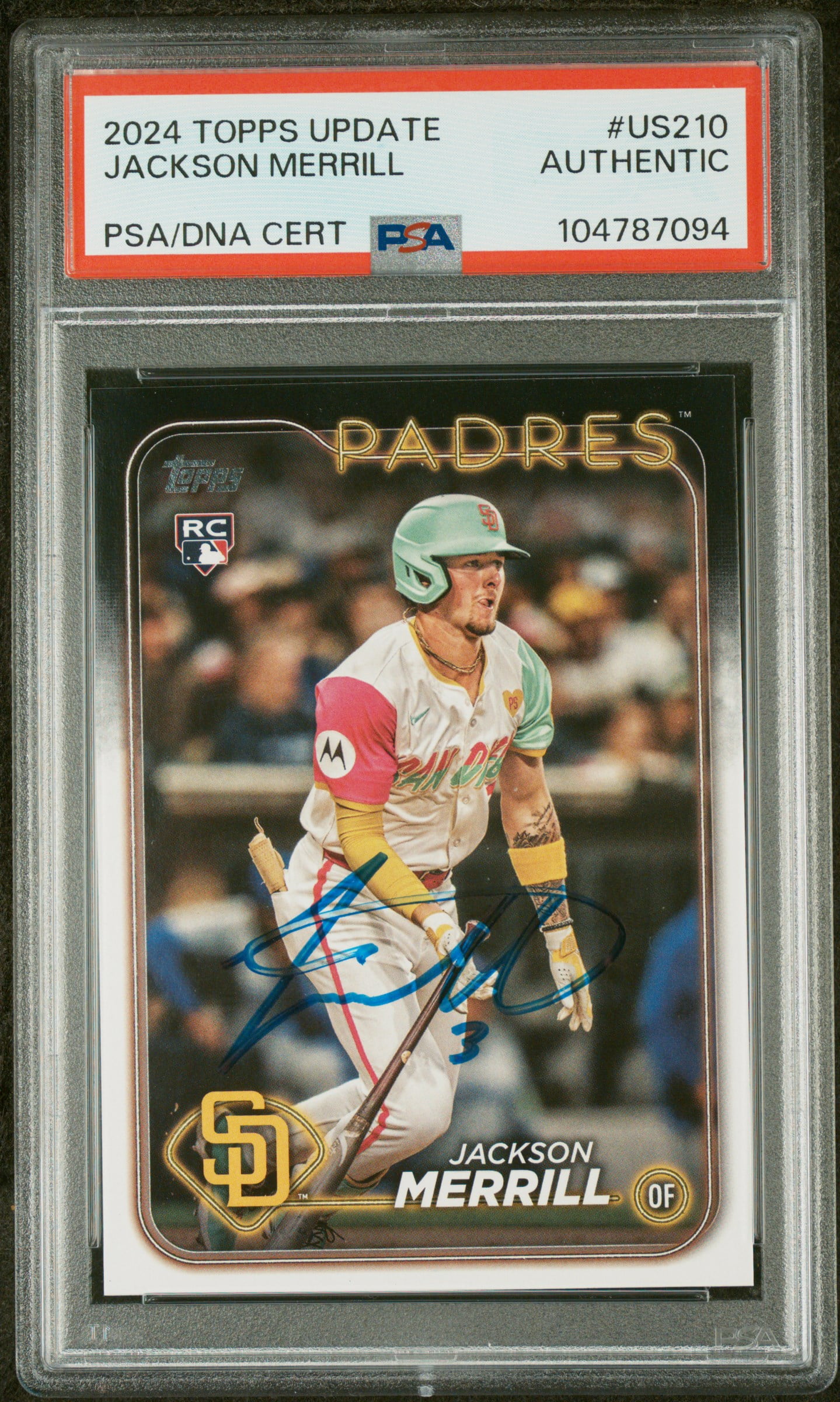 jackson merrill topps auto finest psa10 【公式通販】