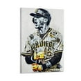 thumbnail image 1 of Jackson Merrill Baseball Player Poster Baseball Star Room Decoration Painting (20) Canvas Art Poster and Wall Art Picture Print Modern Family bedroom Decor Posters 08x12inch(20x30cm), 1 of 6